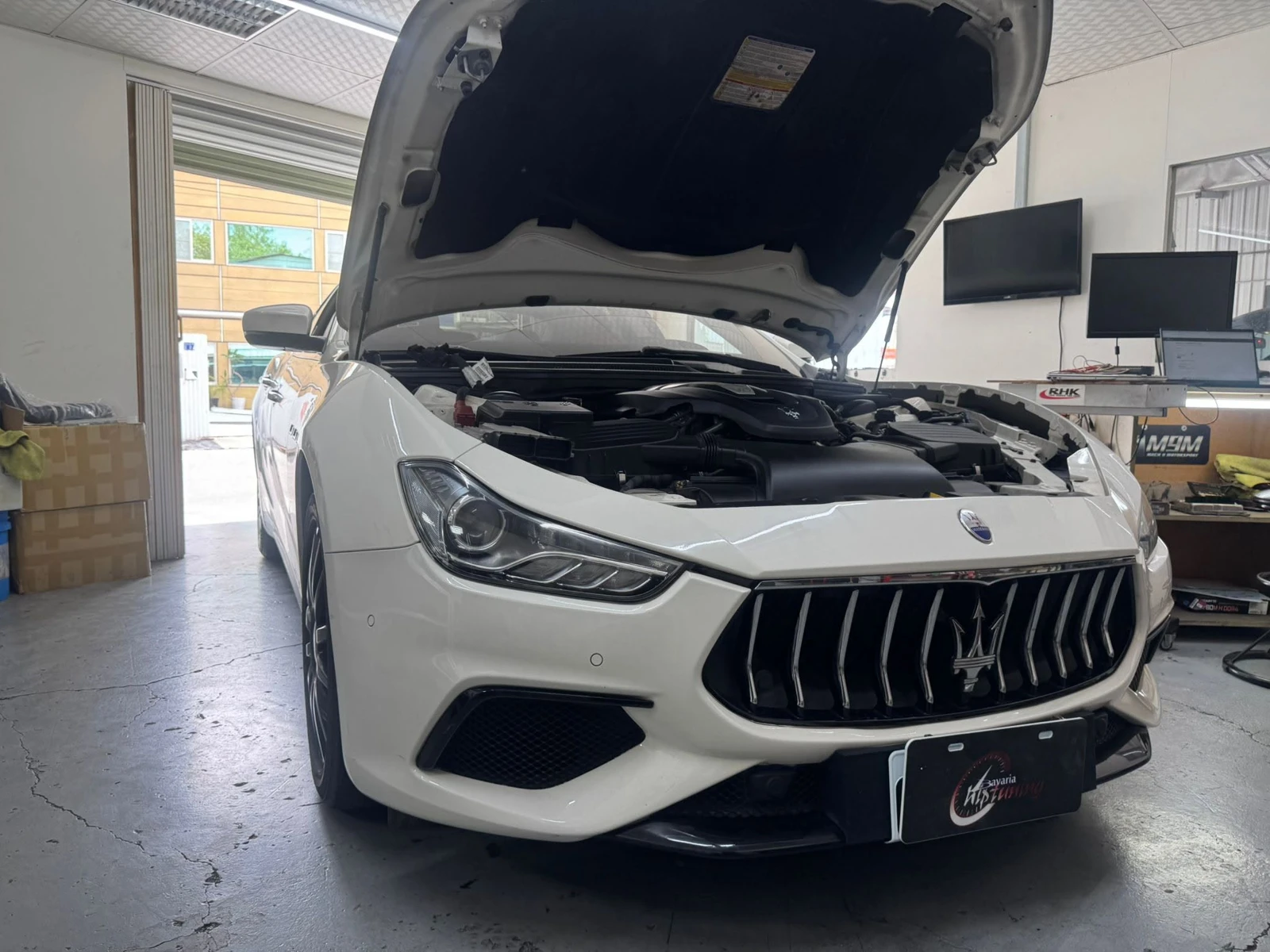 Maserati 一階動力升級施工案例