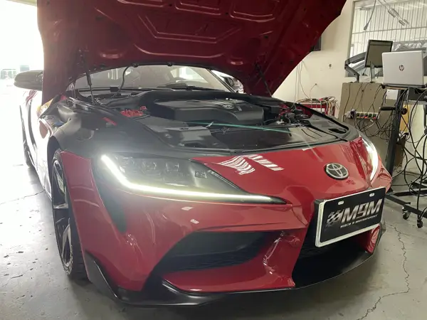 Toyota Supra · Workshop photograph