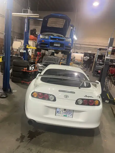 Toyota Supra · Workshop photograph